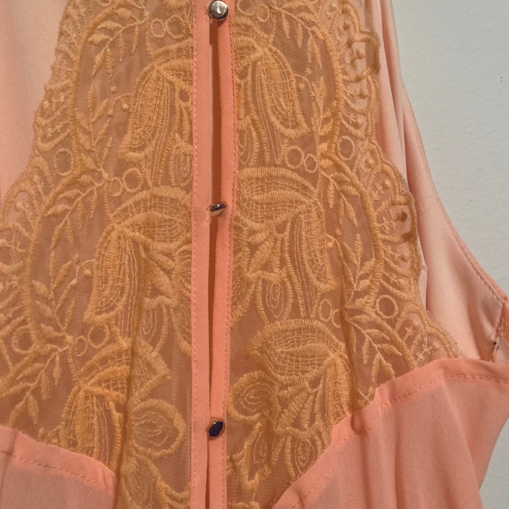 Bright Peach Sundress - Picture 5 of 6